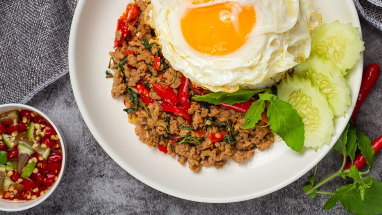 Stir-Fried Pork with Holy Basil